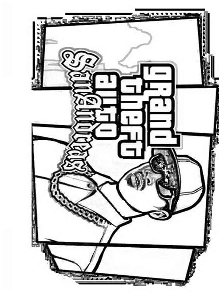 Gta Coloring Pages Coloring Pages