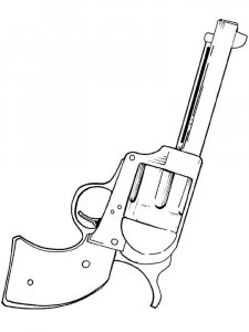 Gun coloring page 5 - Free printable