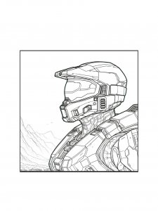 Halo Coloring Pages For Boys 36