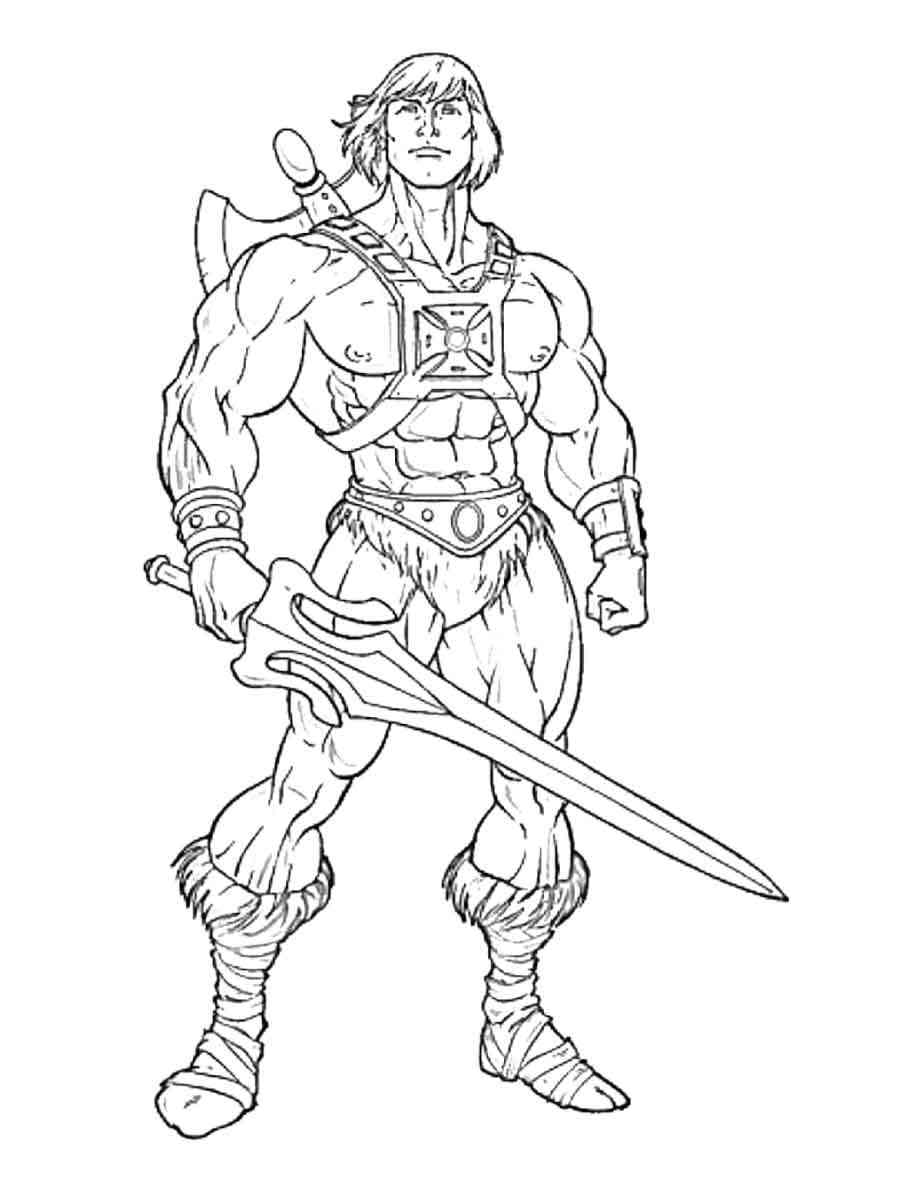 He Man coloring pages