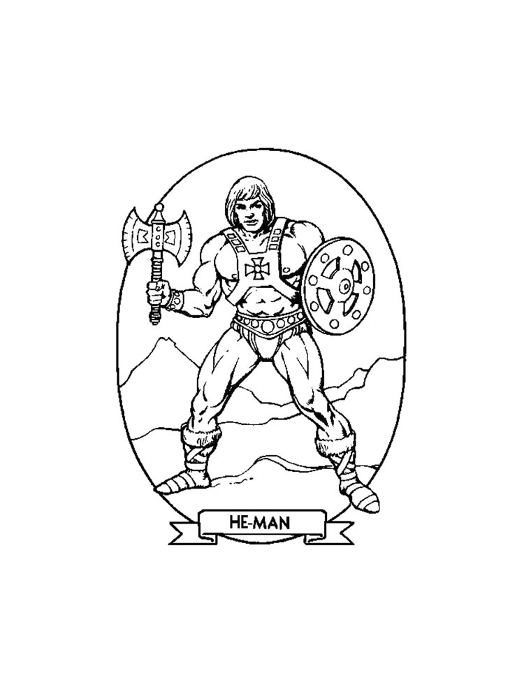 He Man coloring pages. Free Printable He Man coloring pages.