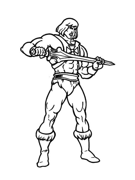 He Man coloring pages