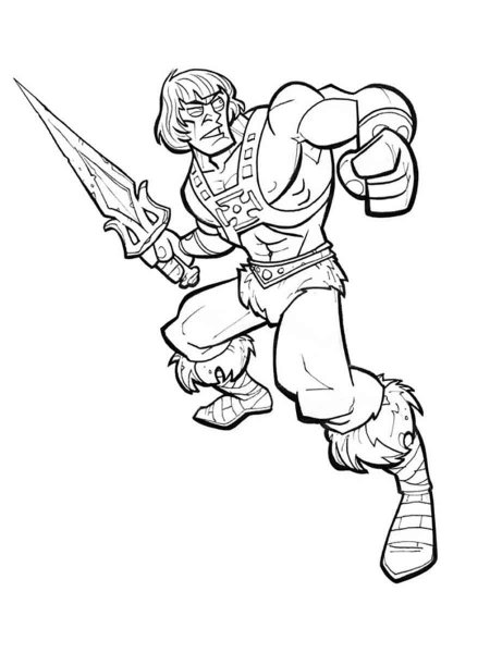 He Man coloring pages