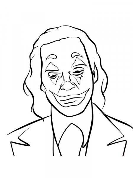 Joker coloring pages