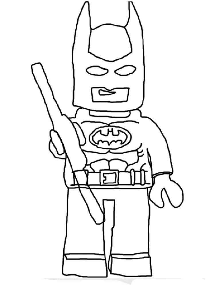 Lego Batman Coloring Pages Free Printable Lego Batman Coloring Pages 