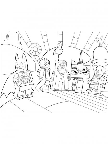 Lego Batman Coloring Pages