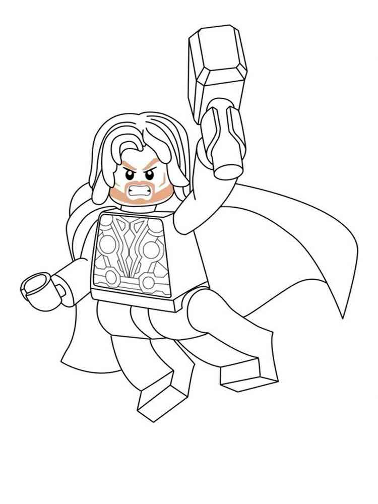 Lego Marvel coloring pages. Free Printable Lego Marvel coloring pages.