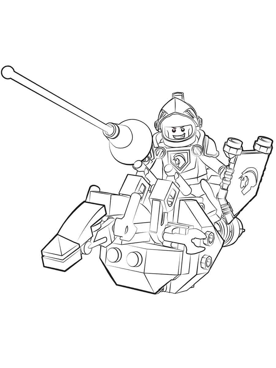 Lego Nexo Knight coloring pages