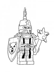 Lego Nexo Knight coloring page 36 - Free printable