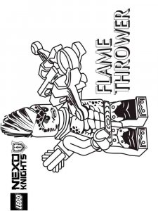 Lego Nexo Knight coloring page 10 - Free printable