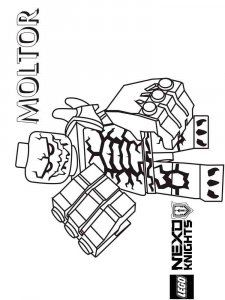 Lego Nexo Knight coloring page 16 - Free printable