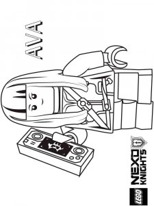Lego Nexo Knight coloring page 3 - Free printable