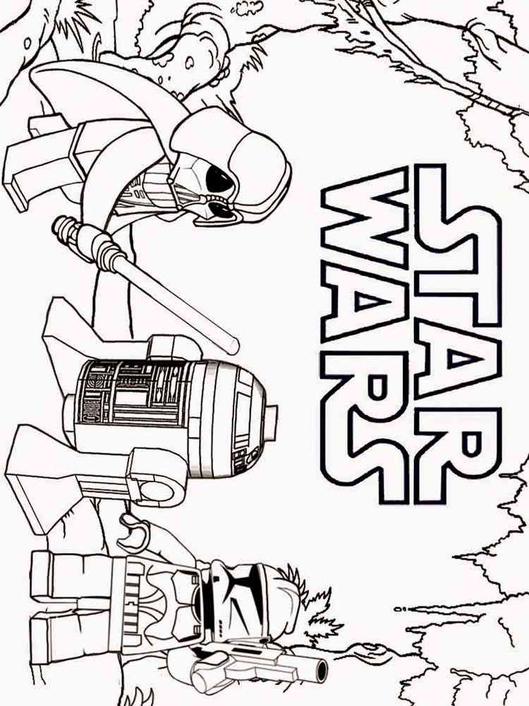 Lego Star Wars coloring pages. Free Printable Lego Star ...