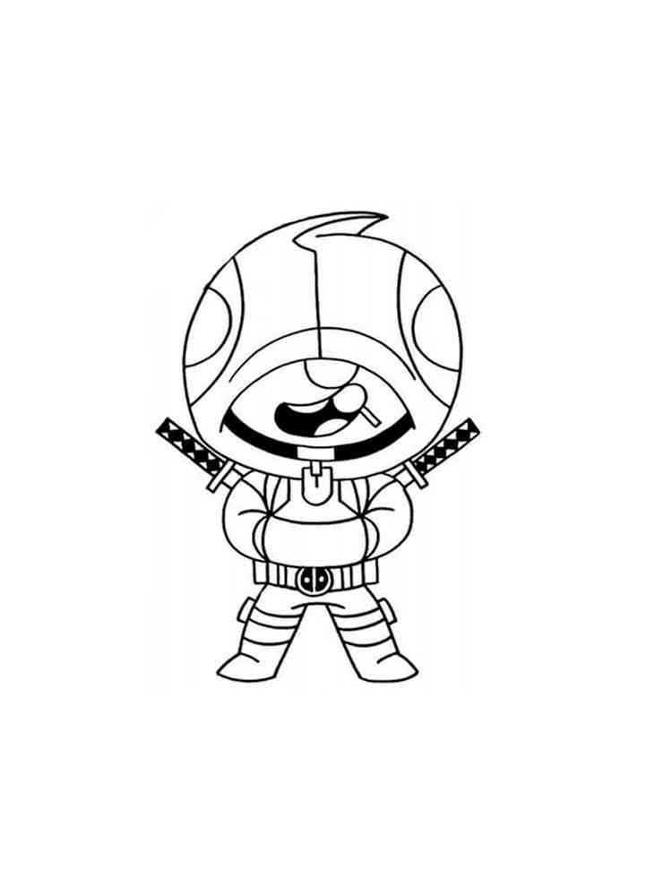Free Brawl Stars Leon Coloring Pages Download And Print Brawl Stars Leon Coloring Pages - brawl stars ostrich