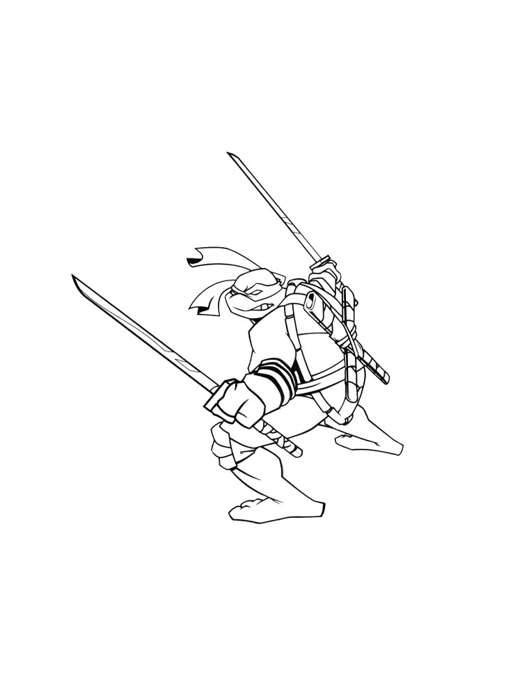 Tmnt Coloring Pages Leonardo Push Pack To Pdf Button And Download Pdf 