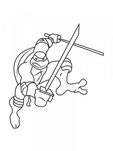 Leonardo ninja turtles coloring pages