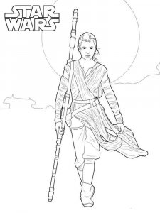Luke Skywalker coloring page 12 - Free printable