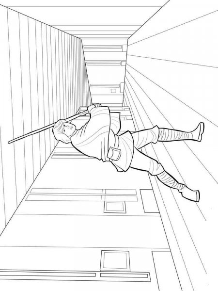 Luke Skywalker coloring pages