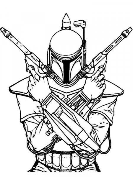 Mandalorian coloring pages