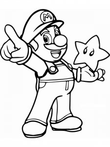 Mario coloring page 10 - Free printable