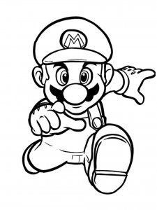 Mario coloring page 12 - Free printable