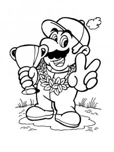 Mario coloring page 15 - Free printable