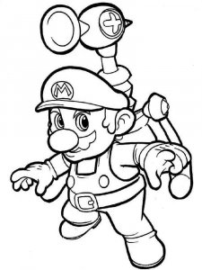 Mario coloring page 37 - Free printable