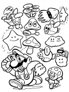 Mario coloring page 40 - Free printable