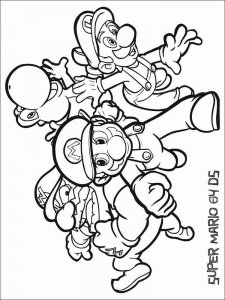 Mario coloring page 45 - Free printable
