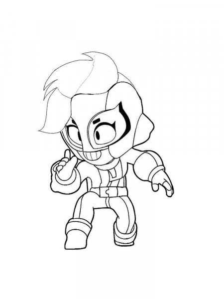 Max Brawl Stars coloring pages