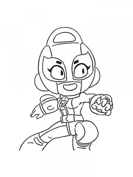 Max Brawl Stars coloring pages