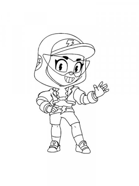 Max Brawl Stars coloring pages