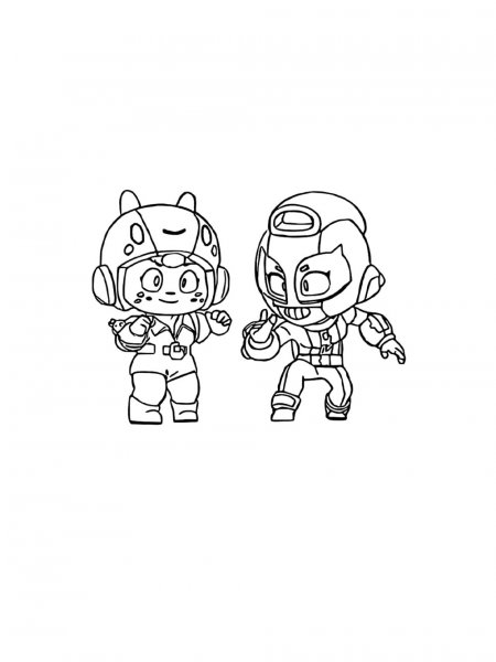 Max Brawl Stars coloring pages
