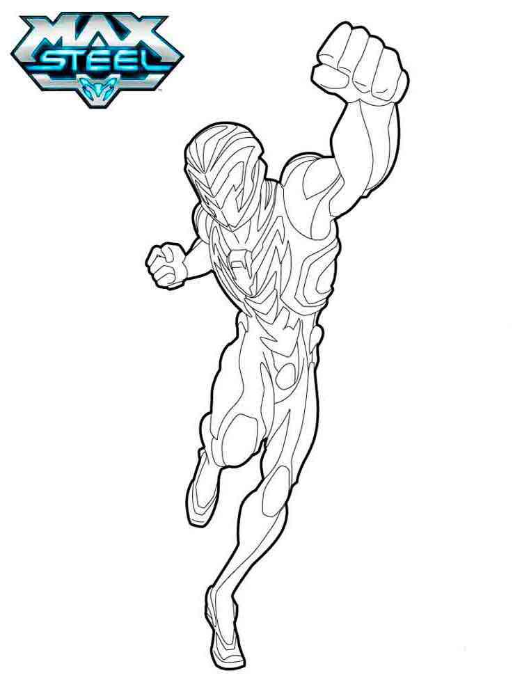 Max steel coloring pages. Download and print Max steel coloring pages