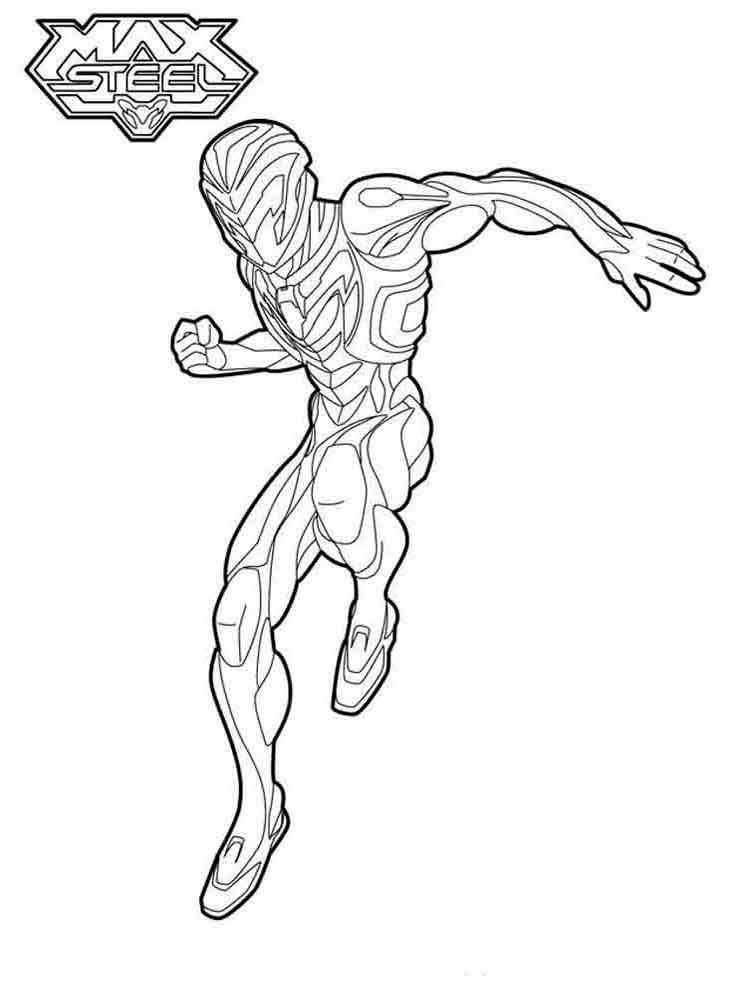 Max steel coloring pages