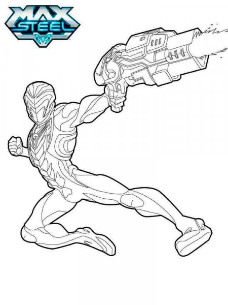 Max steel coloring pages