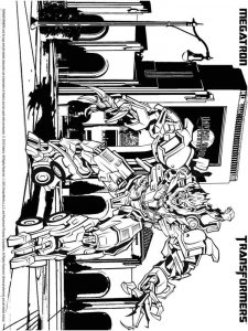 Megatron coloring page 16 - Free printable