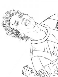 Lionel Messi coloring page 14 - Free printable