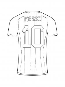 Lionel Messi coloring page 12 - Free printable