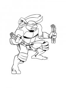 Michelangelo coloring page 4 - Free printable