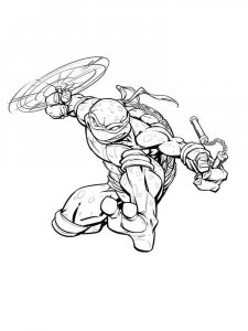 Michelangelo coloring page 6 - Free printable