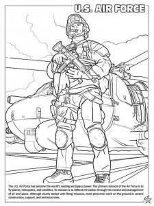 Military coloring page 12 - Free printable