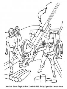 Military coloring page 2 - Free printable