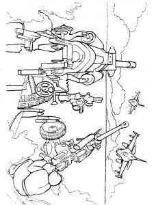 Military coloring page 22 - Free printable