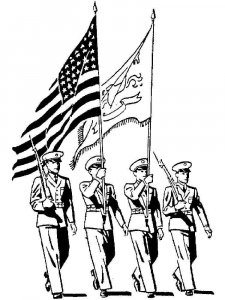 Military coloring page 27 - Free printable