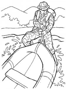 Military coloring page 30 - Free printable
