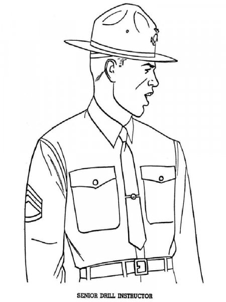 Military coloring pages