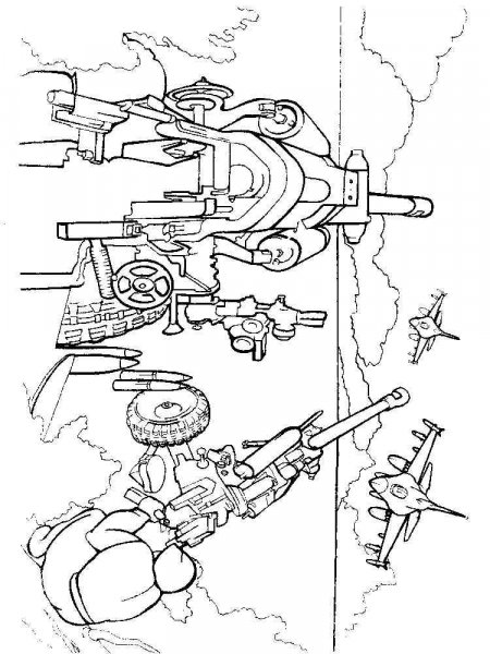 Military coloring pages