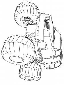 Monster Truck coloring page 23 - Free printable
