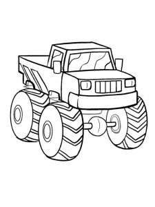 Monster Truck coloring page 27 - Free printable